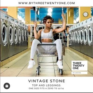 By Three twenty one stone wash Lounge Set